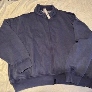 Women’s PINK by Victoria’s Secret Full-Zip Navy Sweatshirt Jacket